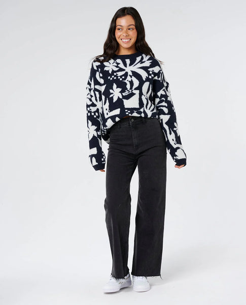 RIP CURL CATALINA ISLANDS SWEATER - BLACK