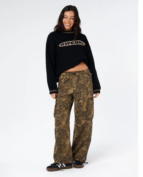 RIP CURL HALF MOON BAY SWEATER - BLACK