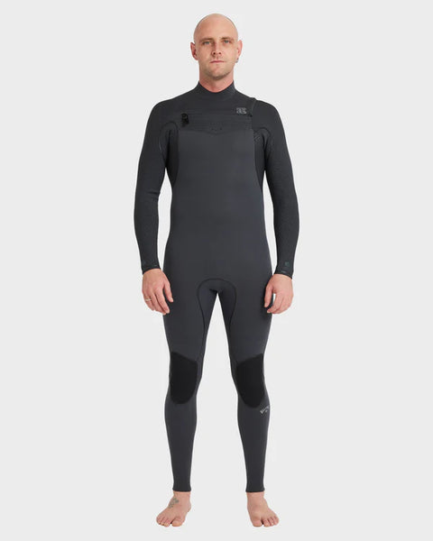 BILLABONG MEN'S 302 FURNACE NATURAL CHEST ZIP WETSUIT - STEALTH