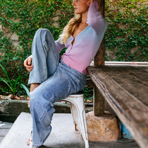 RIP CURL AGGIE RELAXED JEANS - VINTAGE BLUE