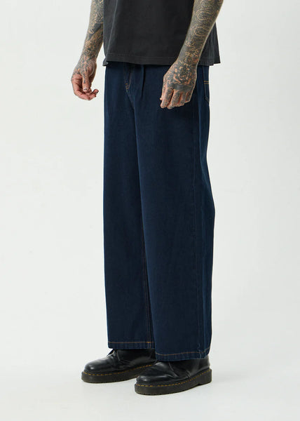 AFENDS FAST FORWARD DENIM ULTRA BAGGY JEAN - INK