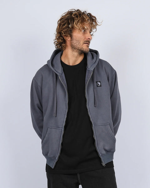 T&C ETERNAL PREMIUM ZIP HOOD - WASHED NAVY