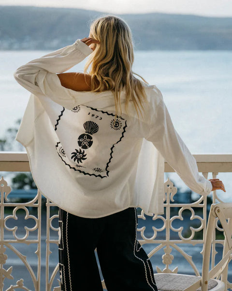 BILLABONG COASTAL CRUSH SHIRT - SALT CRYSTAL
