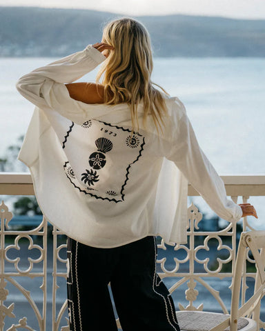 BILLABONG COASTAL CRUSH SHIRT - SALT CRYSTAL