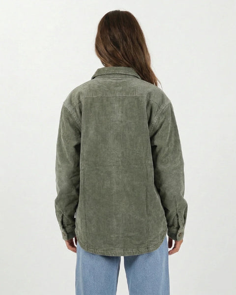 T&C WHALER CORD JACKET - MILITARY