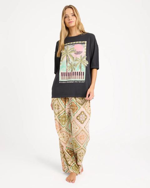BILLABONG FEEL IT TEE - BLACK SANDS