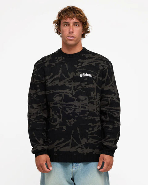 BILLABONG IMMORTAL SWEATER - BLACK