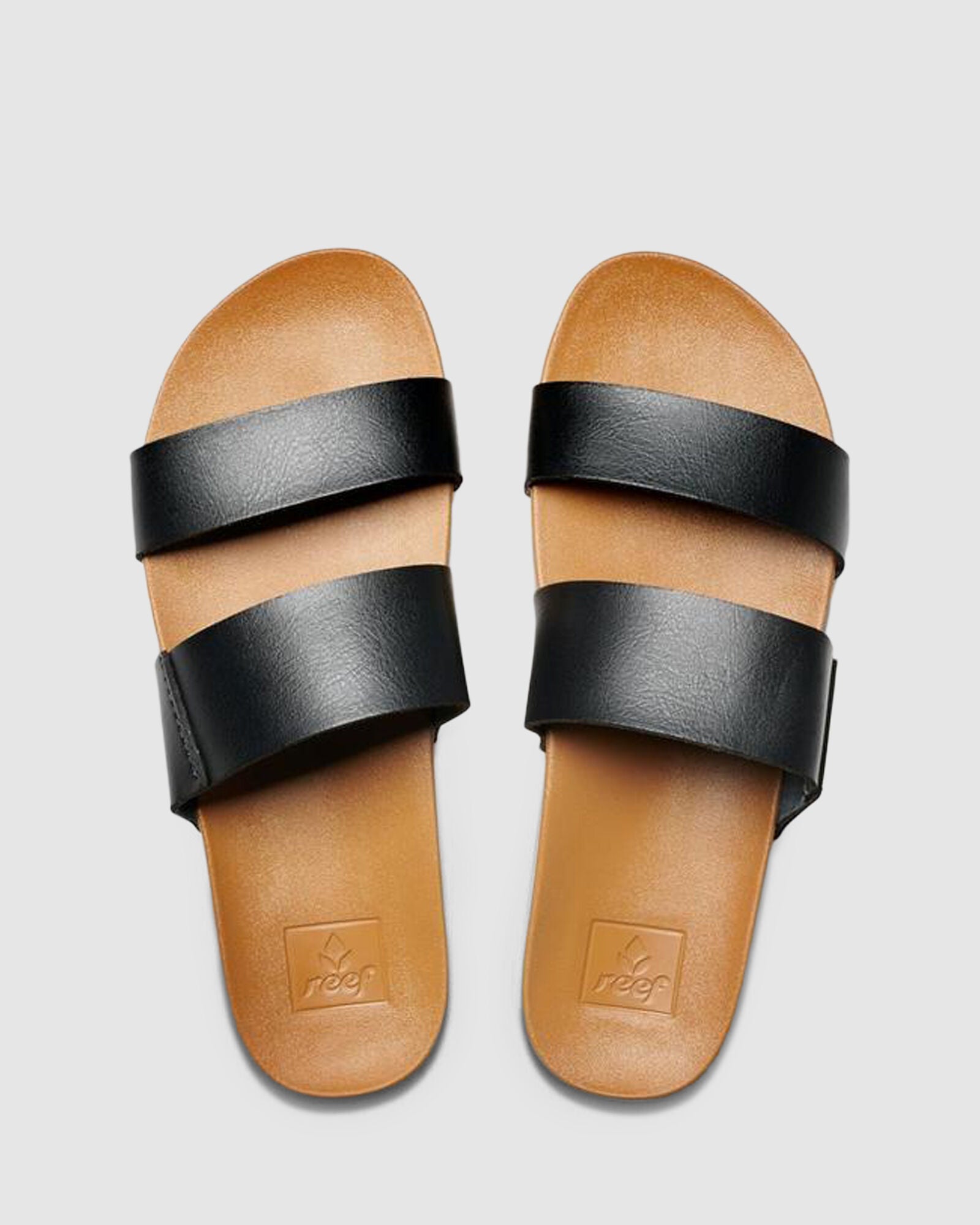 REEF CUSHION BOUNCE VISTA BLACK/NATURAL Good Earth Surf Shop