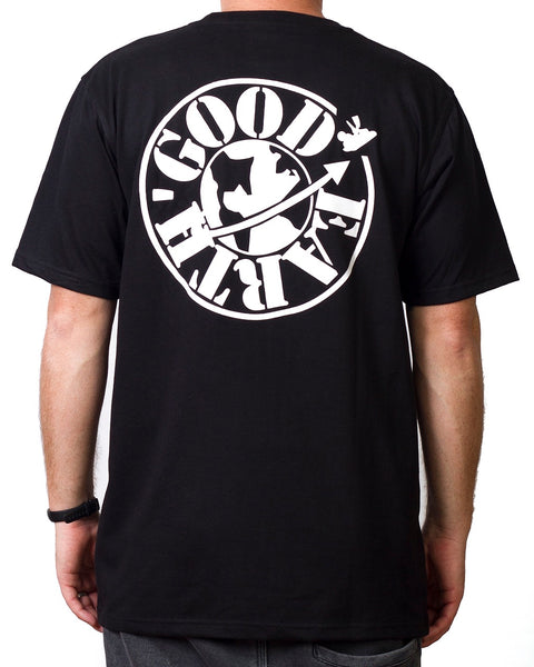 GOOD EARTH ORIGINAL LOGO TEE - BLACK