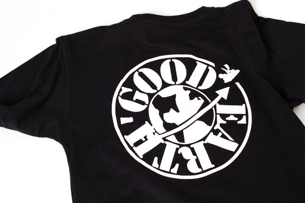 GOOD EARTH ORIGINAL LOGO TEE - BLACK