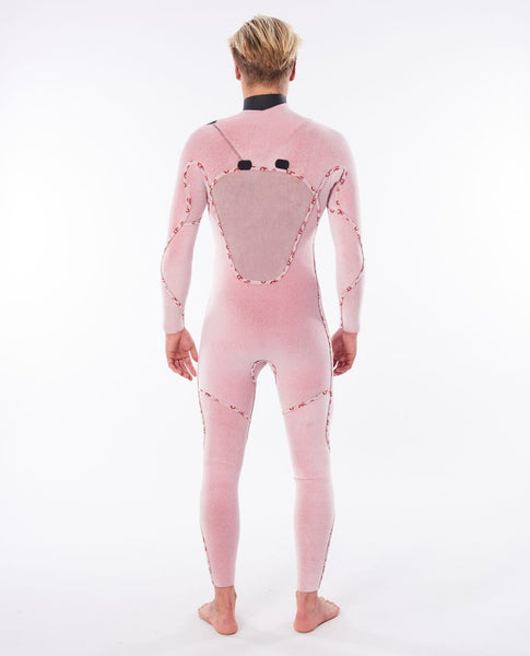 RIP CURL FLASHBOMB 3/2MM CHEST ZIP STEAMER WETSUIT -BLACK